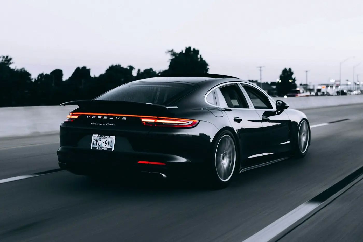 Sports car front detail